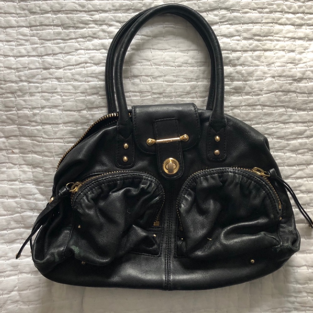 Botkier Bianca Black Leather Shoulder Bag